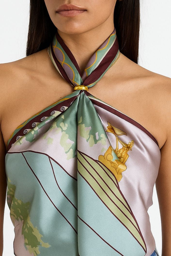 Chinese Trefoil Foulard